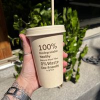 This was the yellow smoothie which was good as well  at The butterfly effect. in Chiang Mai