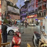 View from our table   at Tet Restaurant in Hanoi