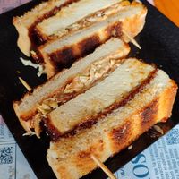 sando tofu at Doxa in Madrid