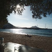 Sunset view. Right on the beach at YACHENDO in Amorgos