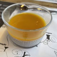 Mango chia pudding   at Cervejaria Praxis in Coimbra