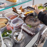 Banh mi stall at Banh MI Chay Diệu Anh in Ho Chi Minh City
