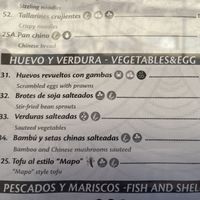 Main dishes  at Mandarin  in Ibiza