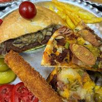 Vegan Fast food😎🥳 at Beynolmelal Vegan Restaurant in Rasht