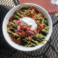 Taco salad  at Nectar Cafe in Portland
