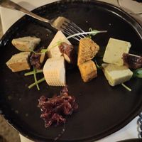 Plate of Vegan Cheese at La Cecchina in Bari