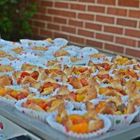 "gluten free options," "nut free options," or "mindful of food allergy issues," at Kind Cafe and Catering in Westchester