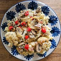 Cauliflower Piccata at Kind Cafe and Catering in Westchester