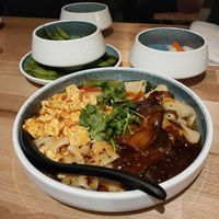 (vegetarian) Biang Biang Aubergine at NaiNai Bao in Cologne