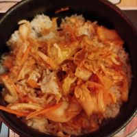 riso bianco con kimchi at Akito Ramen in Pisa