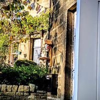 Outdoor Seating Area at Coffee & Crumbs in Keighley