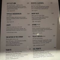 menu  at PNY Burger - Gaité in Paris