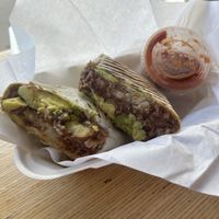 Breakfast burrito  at Collective Coffee in Wichita Falls