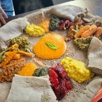 The vegan dish   at Africano Restaurant in Oslo