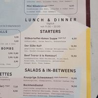 Soup and snacks at Treu am Platzl in Vienna