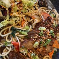 Udon Teryaki canard #Veganuary at Tokymon Chay in Frankfurt