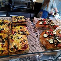 Focaccias at Land & Monkeys in Bordeaux