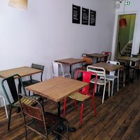 Eat-in space at Land & Monkeys in Bordeaux