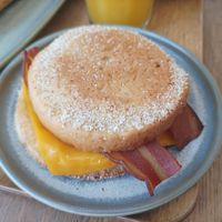 Burger bacon at Land & Monkeys in Bordeaux