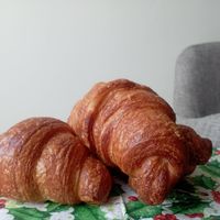 Croissants at Land & Monkeys in Bordeaux
