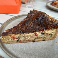 Summer quiche  at Land & Monkeys in Bordeaux