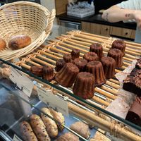 Cannelé the local specialty   at Land & Monkeys in Bordeaux