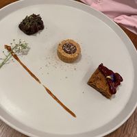 trio de sobremesas  at Tau Cozinha in Sao Paulo