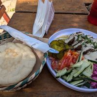 Falafel plate at Sumsum San Pancho in San Francisco