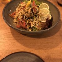Tea leaf salad  at Yangon Delight in Amsterdam