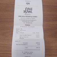  at ONE bOwl Vegan by CANES in Bangkok