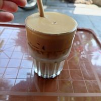 cashew coffee😋😋😋 at Bánh Mỳ Chay - Vegetarian Bread in Hanoi