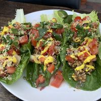 Taco walnut style.   Delicious  at Wild Scallion in Penticton