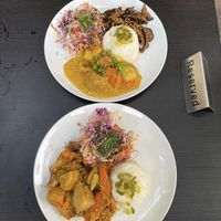 Potato yam curry  at Wild Scallion in Penticton