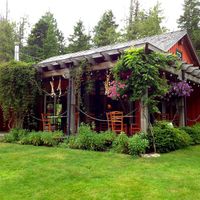 exterior at Darwin's Cafe - temporarily closed in Tofino