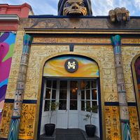 The entrance at Horus Vegan in Recoleta