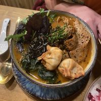 Seitan ramen, not upstanding   at Horus Vegan in Recoleta