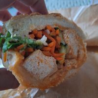 Tofu Banh Mi at BAMI House - Vietnamese Sandwich Shop in Dusseldorf
