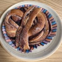 Blueberry bun  at Bröd & Salt - Odengatan  in Stockholm