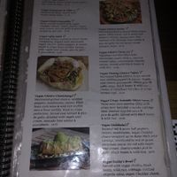 Vegan menu  at Nacho Daddy - Downtown in Las Vegas