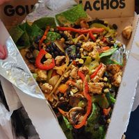 Chick'n nachos at Nacho Daddy - Downtown in Las Vegas