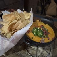 ‘Cheese’ dip  at Nacho Daddy - Downtown in Las Vegas