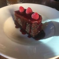 chocolate raspberry cake at Nacho Daddy - Downtown in Las Vegas