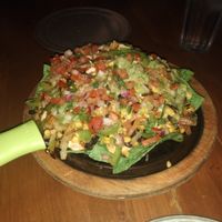 Vegan chicken nachos at Nacho Daddy - Downtown in Las Vegas