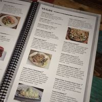 Vegan Menu at Nacho Daddy - Downtown in Las Vegas