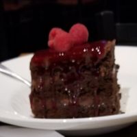 Vegan Chocolate Cake - to die for! at Nacho Daddy - Downtown in Las Vegas