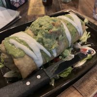 Chikn chimichanga  at Nacho Daddy - Downtown in Las Vegas