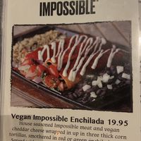 Impossible meat option at Nacho Daddy - Downtown in Las Vegas