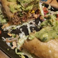 Vegan Chimichangas at Nacho Daddy - Downtown in Las Vegas
