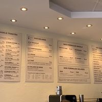 Menu  at Green Bagel Café in Aix-les-bains