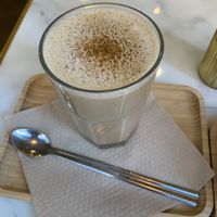 Chai with oat milk   at Green Bagel Café in Aix-les-bains